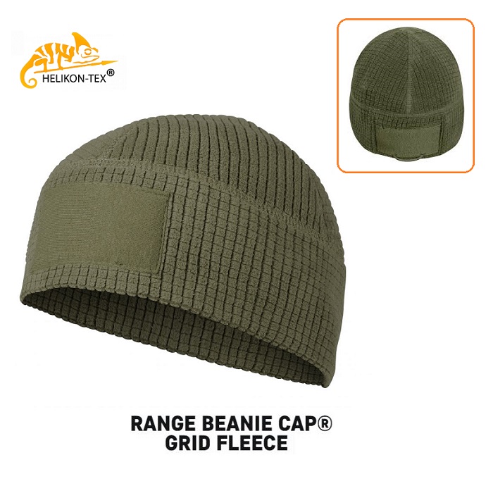 Helikon-Tex Range Beanie Cap Grid Fleece OLIVE(CZ-RBN-FG-11-B04)