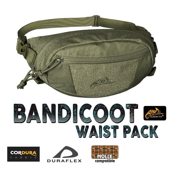 HELIKON BANDICOOT WAIST PACK OLIVE DRAB - marsupio Verde Oliva (TB-BDC-CD)