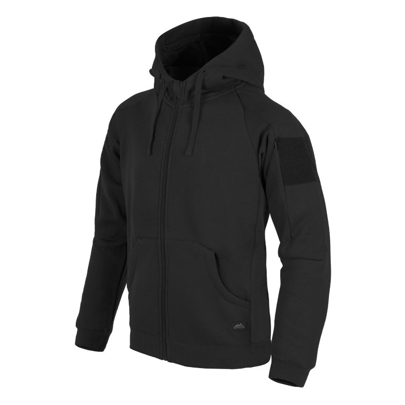 HELIKON TEX URBAN TACTICAL HOODIE LITE FULL ZIP BLACK (BL-ULF-CB-01)