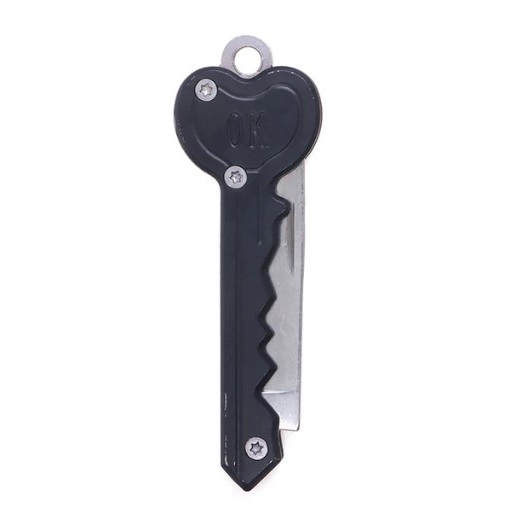 Key/knife mini- chiave coltello di piccole dimensioni- nero