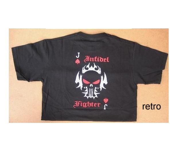 Infidel Fighter - Jack di picche t-shirt nera