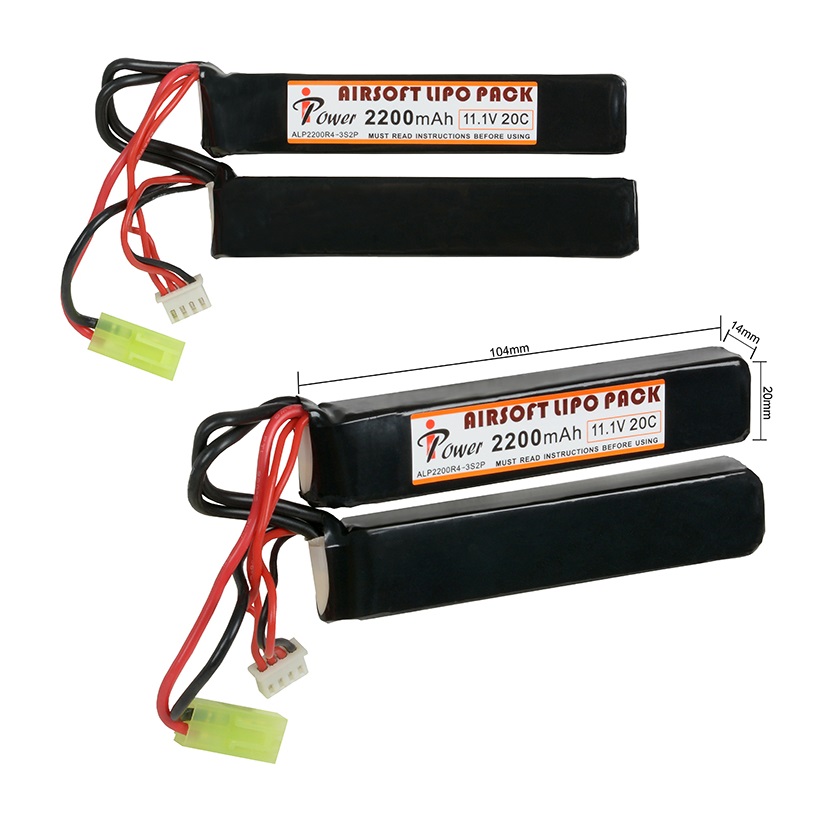 IPOWER BATTERY LI-PO 2200MAH 11,1V 20C