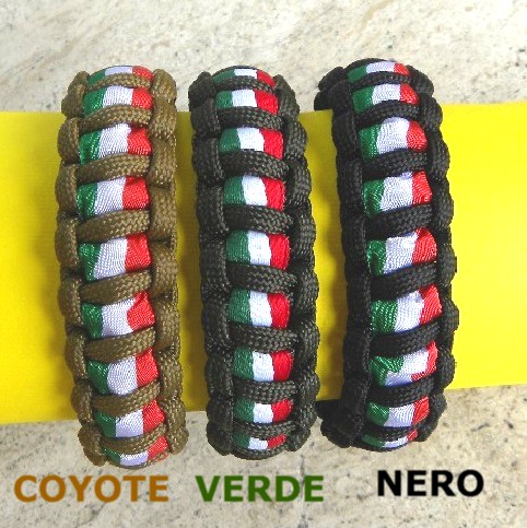 "Proud of Italy" survival bracelet
