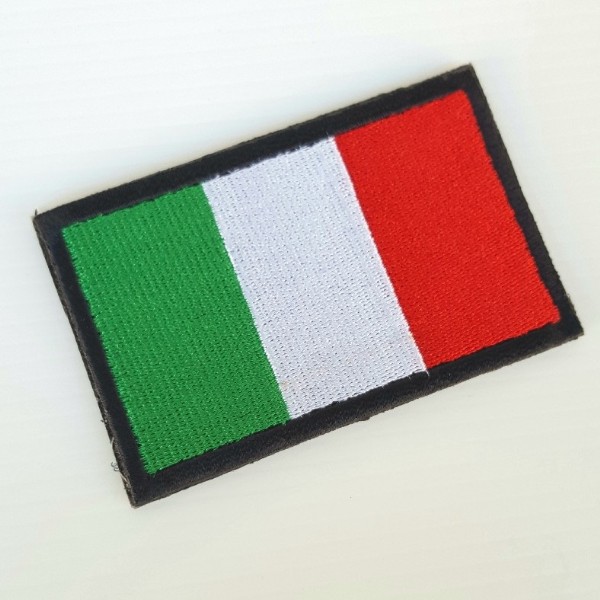 Italy Flag ricamata- full color - patch