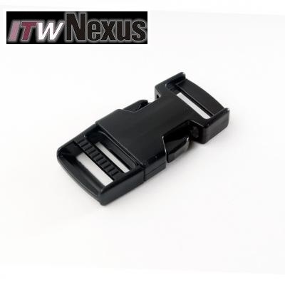 ITW Nexus Fastex nero con asola 25mm