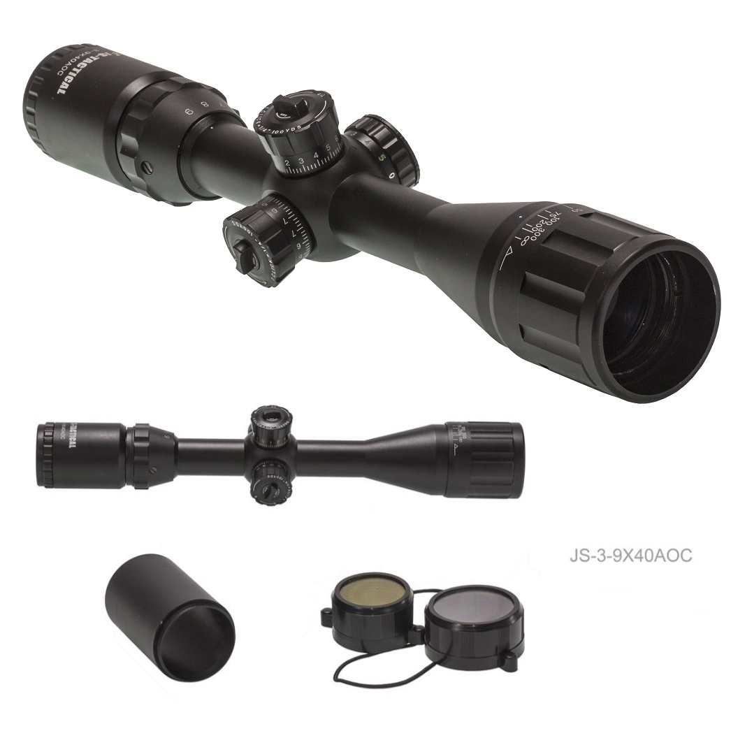 JS-Tactical Ottica 3-9x40 Aoc con reticolo illuminato