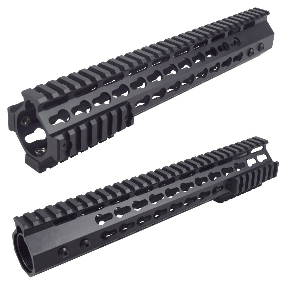 JS-TACTICAL KEYMOD HANDGUARD SLIM 12 POLLICI PER M4 BLACK (JS-KM12)