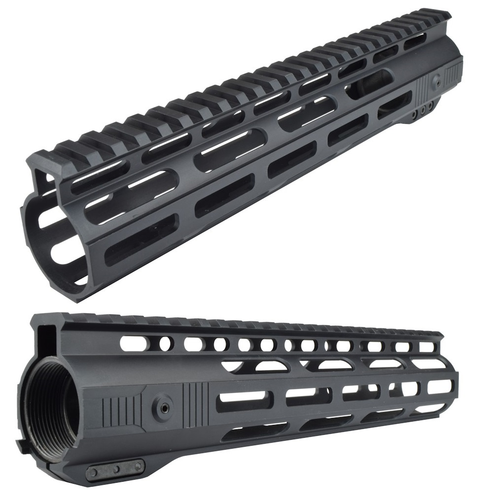 JS-TACTICAL M-LOK Handguard Metal Black- PARAMANO 10 POLLICI PER M4 NERO (JS-10KC)
