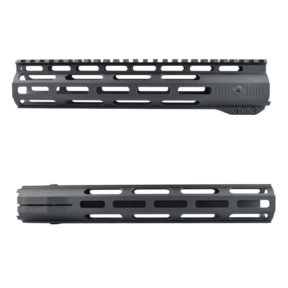 JS-TACTICAL M-LOK Handguard Metal Black- PARAMANO 10 POLLICI PER M4 NERO (JS-10KC) - immagine 2