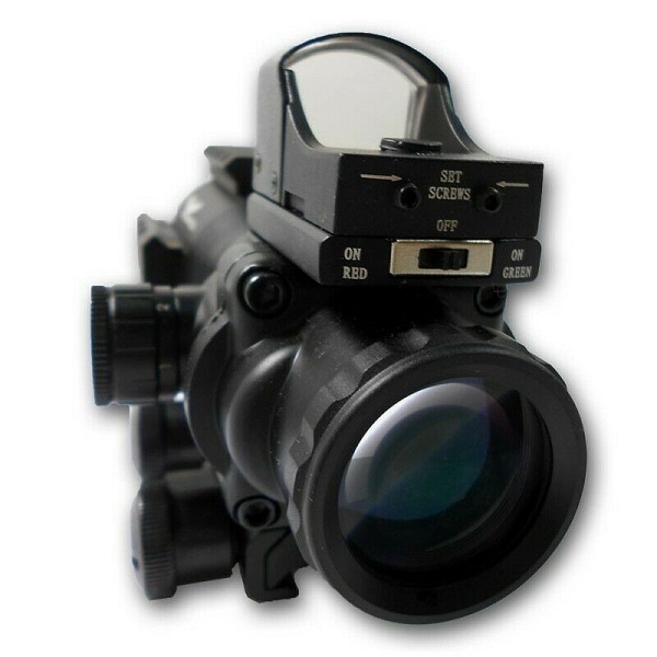 JS-TACTICAL OTTICA 4X32 e RED DOT + MINI RED DOT BLACK (HD107) - immagine 6