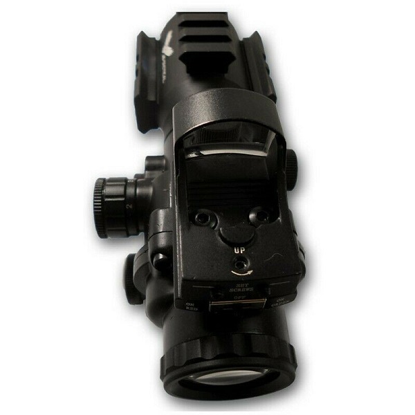 JS-TACTICAL OTTICA 4X32 e RED DOT + MINI RED DOT BLACK (HD107) - immagine 2