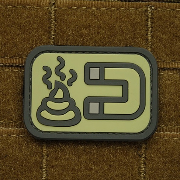 JTG SHIT MAGNET OLIVE - PVC PATCH