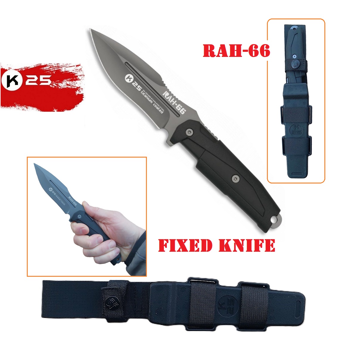 K25 RAH-66 LAMA FISSA - FODERO IN PLASTICA RIGIDA-32499 