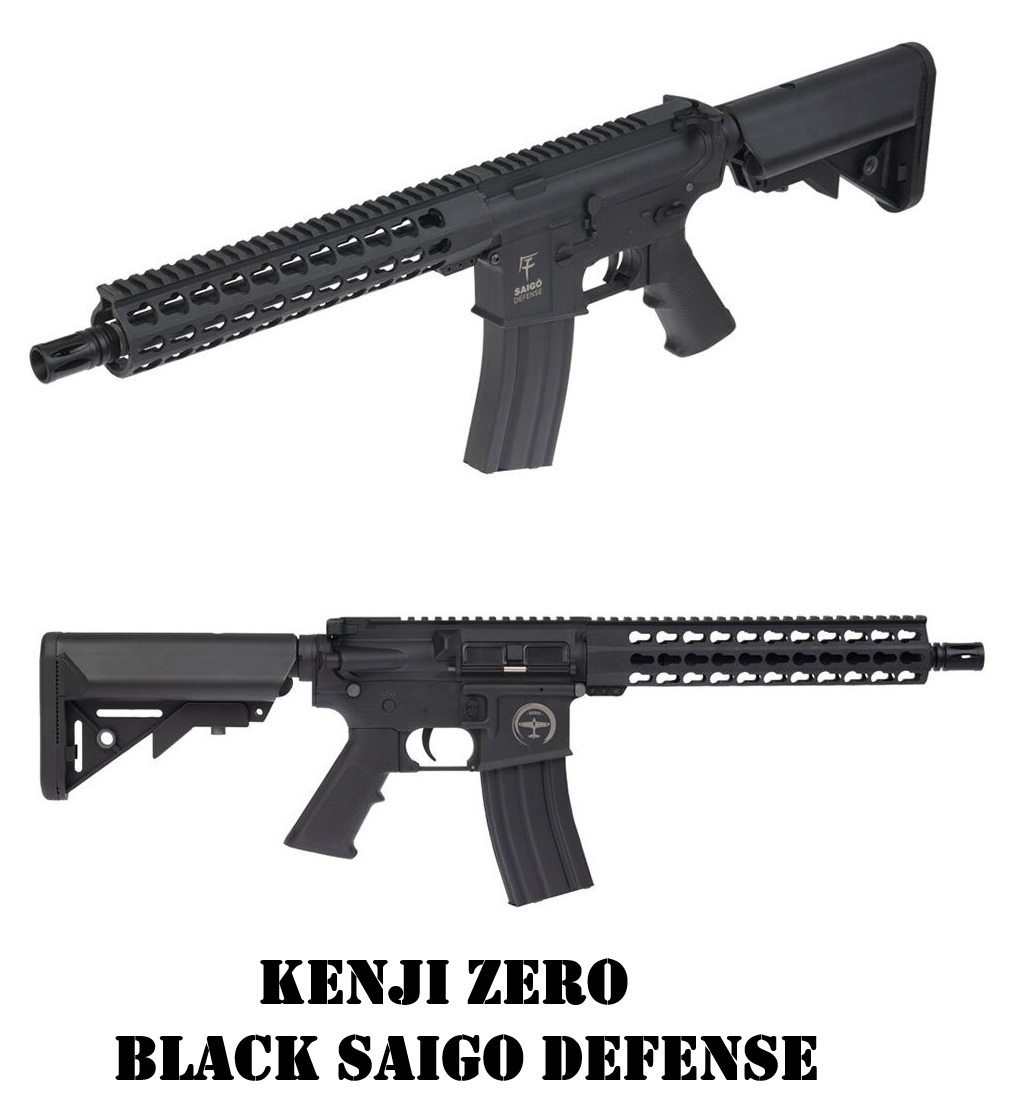 KENJI ZERO BLACK SAIGO DEFENSE KEYMODE STYLE IN POLIMERO (SGM4001Z)