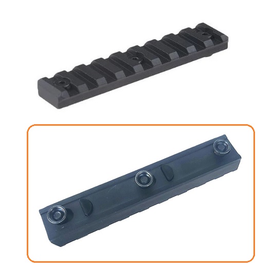 KEYMOD RAIL METAL BLACK 95mm