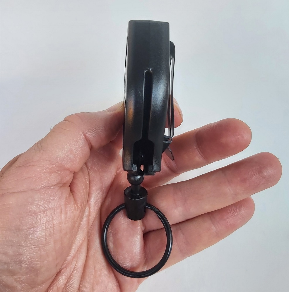 Key-Bak Portachiavi/Correggiolo retrattile SUPER48 Black (KBOS48803) - Image 3