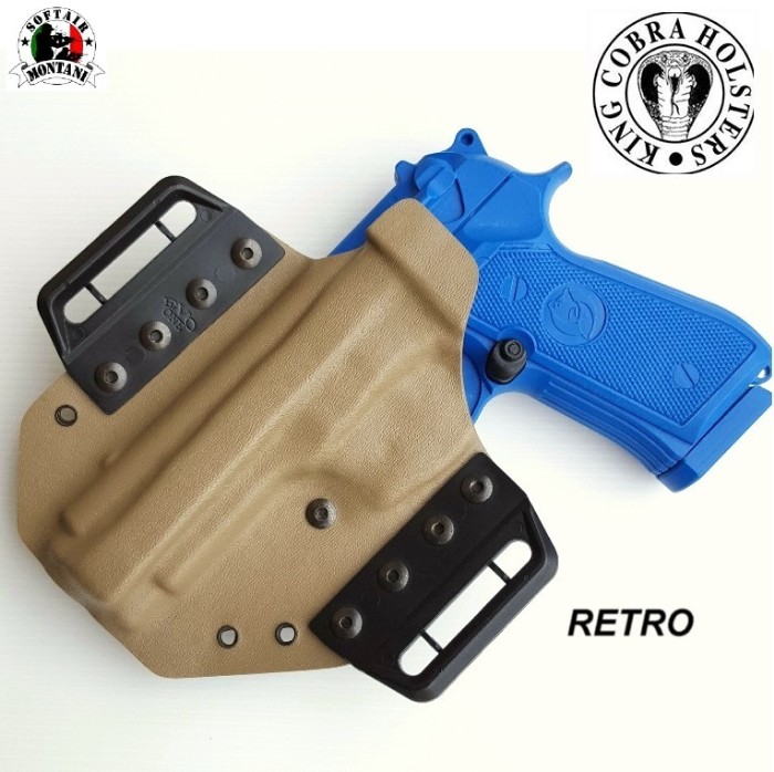 King Cobra Evo One Prime Beretta 92 Fondina Kydex Coyote - Image 2