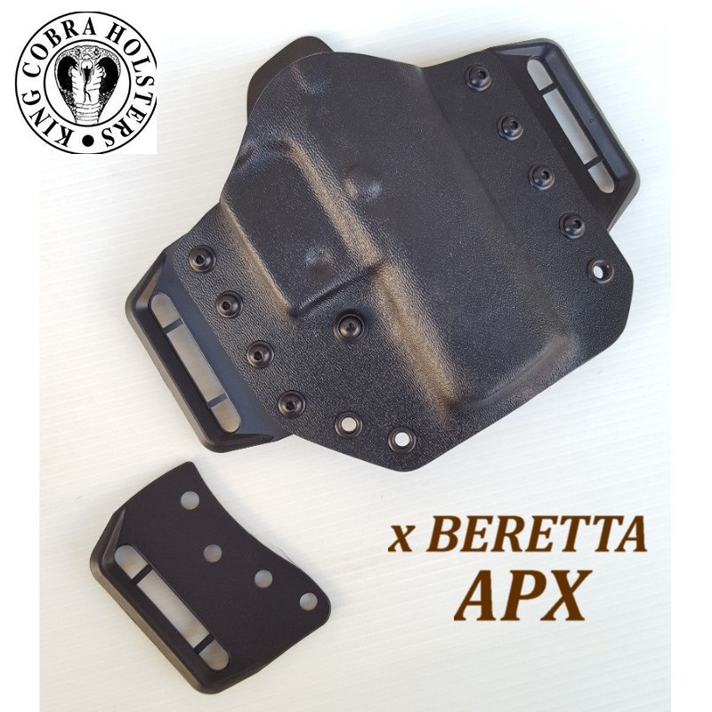 King Cobra Evo One Prime Beretta APX Fondina Kydex nera