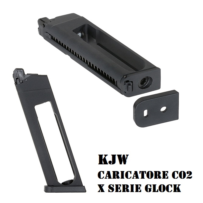 KJW Caricatore Co2 Per serie Glock- nero - metallo