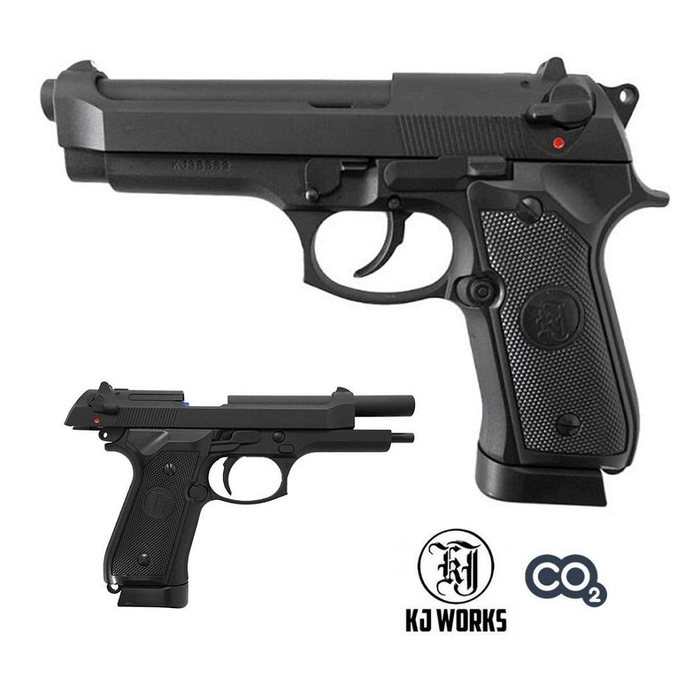 KJW BERETTA M9 C02 FULL METAL BLACK