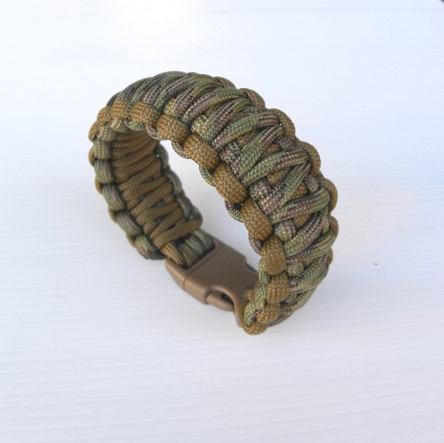 Kobra King Suvival bracelet  Multi camo-coyote