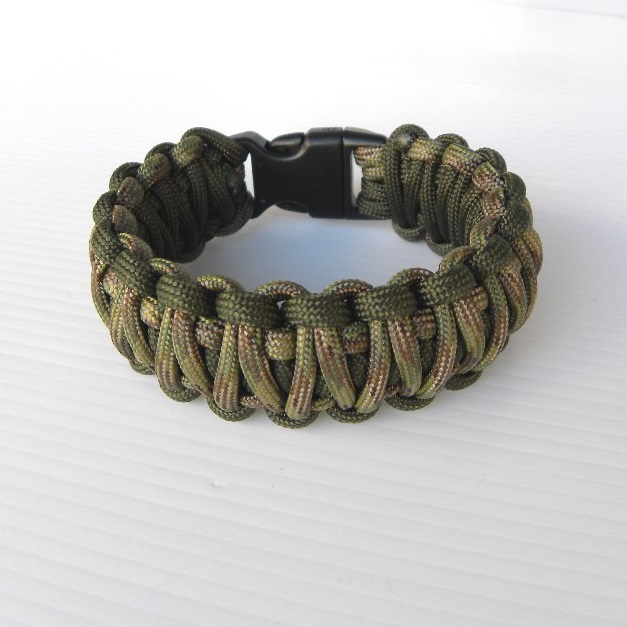 Kobra King Suvival bracelet  Multi camo-verde oliva