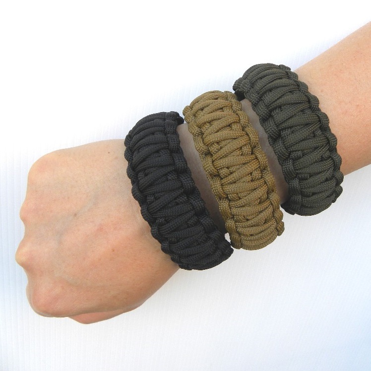 Kobra King Suvival bracelet solid color