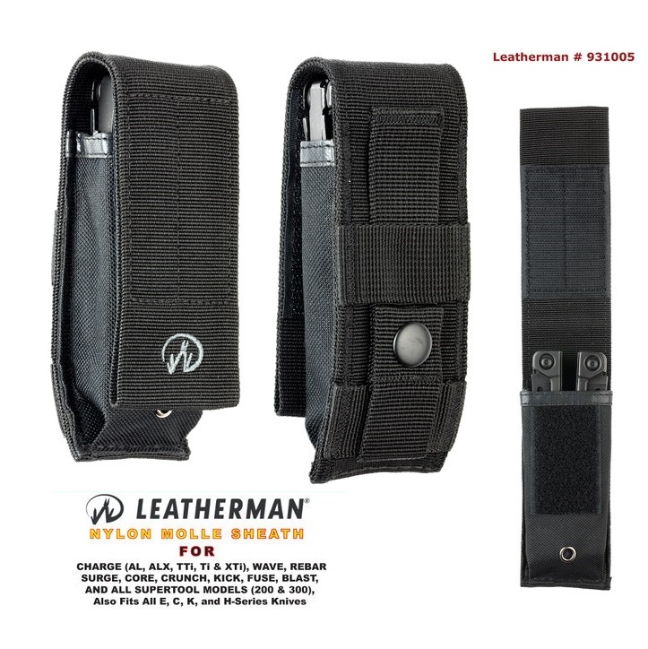 LEATHERMAN LARGE MOLLE SHEATH - BLACK (931005)