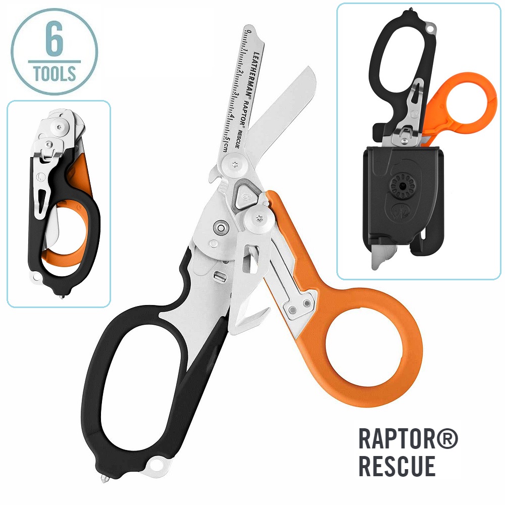 Leatherman Raptor Rescue black/orange- forbice multi uso (832170)