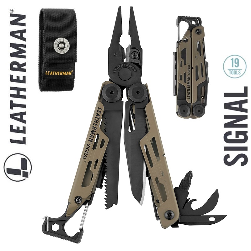 Leatherman Signal Coyote - pinza multiuso 19 utensili (832404)