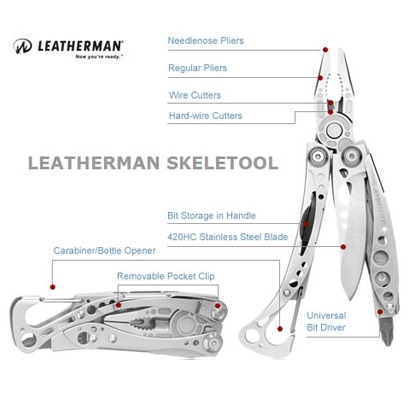 Leatherman Skeletool · Multiuso Leggero 7 Funzioni · 142 g · 830920 - immagine 3