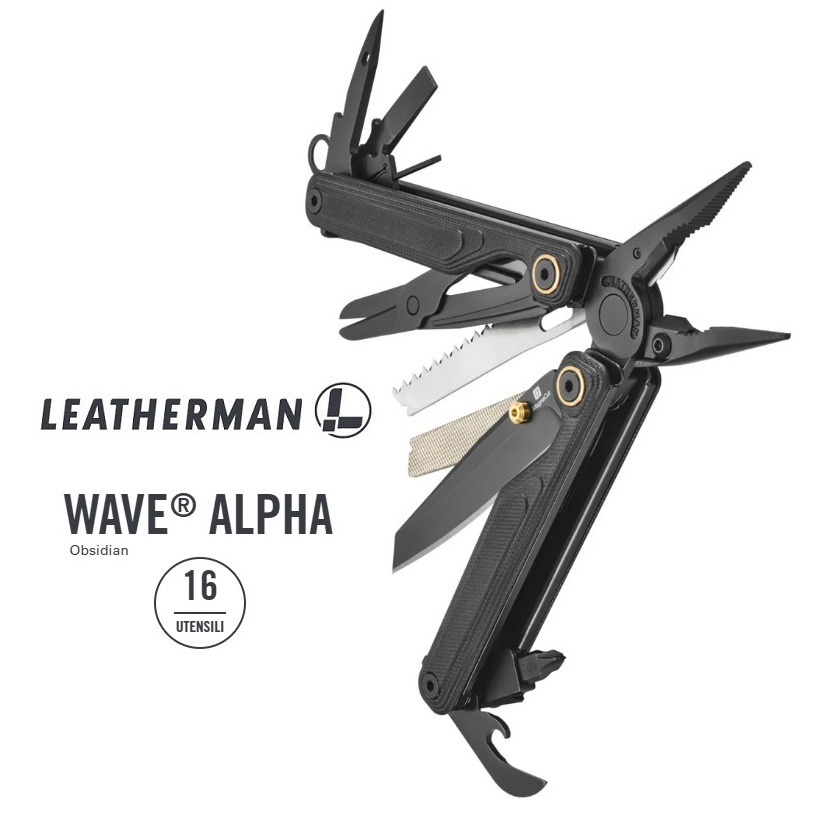 LEATHERMAN NEW Wave® Alpha - EDC Pinza mltiuso 16 utensili in uno - Image 2