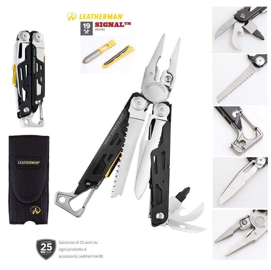 Leatherman Signal- pinza multiuso 19 utensili (832265)