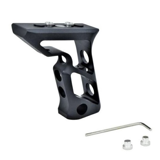 METAL Long Angled Grip For KEYMOD - in alluminio nero - immagine 2