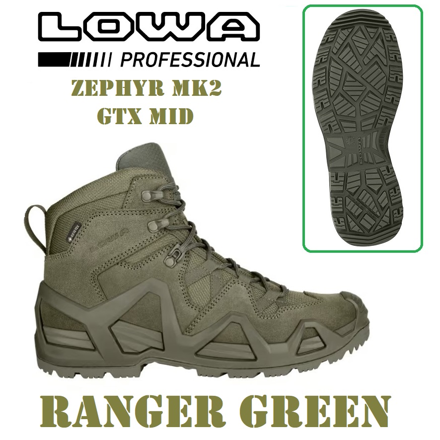 LOWA ZEPHYR MK2 GTX MID RANGER GREEN