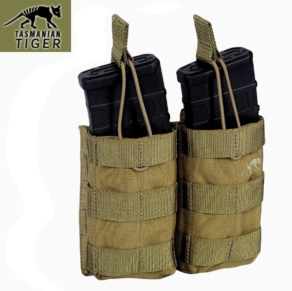 Tasmanian Tiger Double M4 Fast Mag Pouch khaki