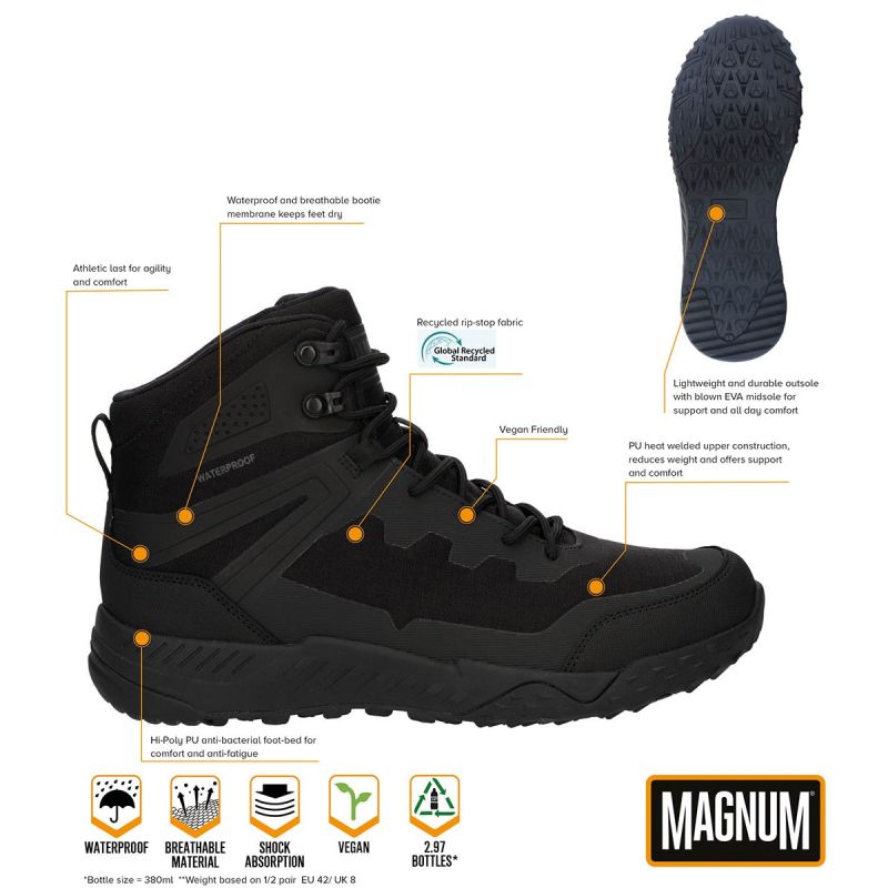 MAGNUM ULTIMA 6.0 WP MID Black Waterproof - immagine 5