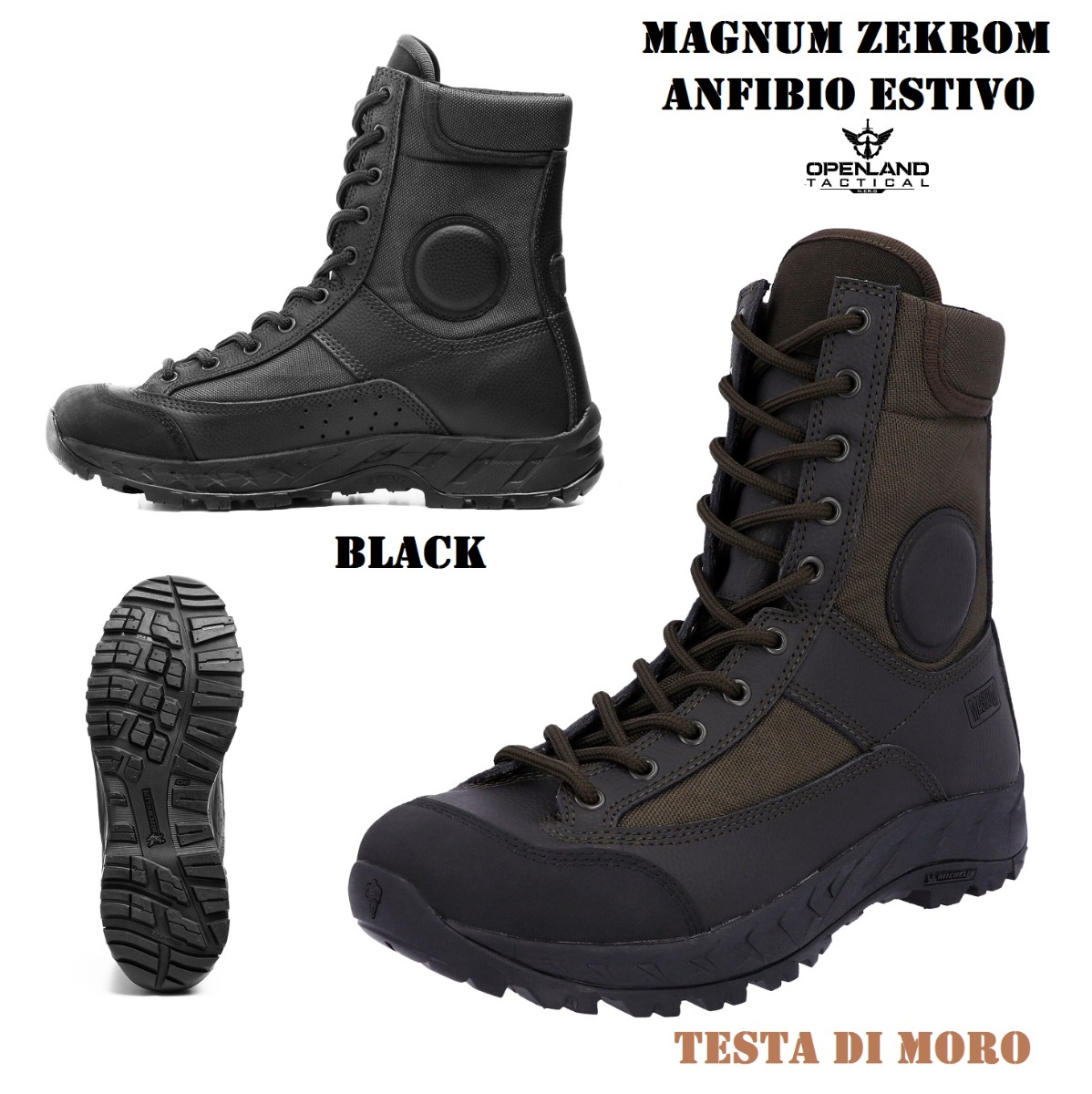MAGNUM ZEKROM ANFIBIO ESTIVO - Prodotto sulla foggia S.T. 1445 del capitolato Esercito