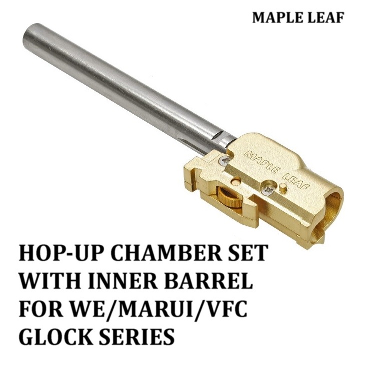 MAPLE LEAF SISTEMA HOP-UP + CANNA PER GLOCK WE/MARUI/VFC