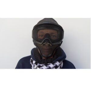 Combinazione Goggle a rete + sottomaschera a rete nera