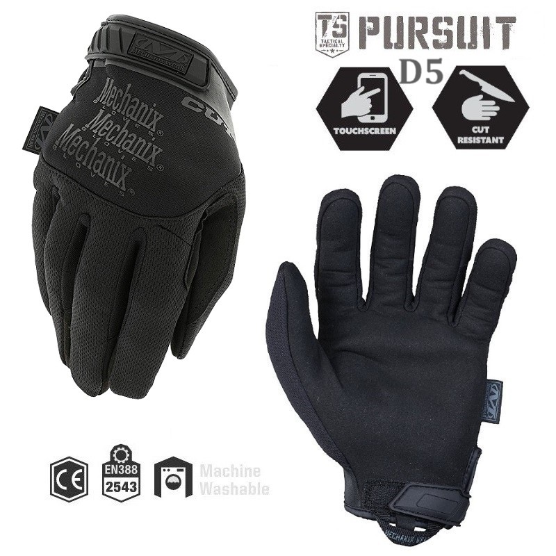 MECHANIX PURSUIT D5 - Cut Resistant Glove -Black