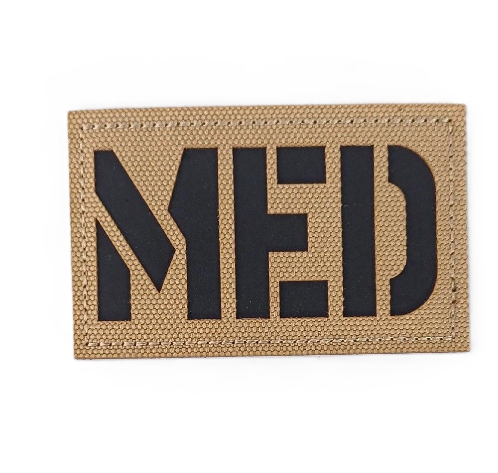 " MED " DESERT INFRARED - LASER CUT STYLE PATCH