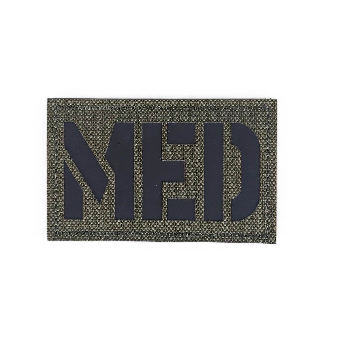 " MED " OLIVE INFRARED - LASER CUT STYLE PATCH