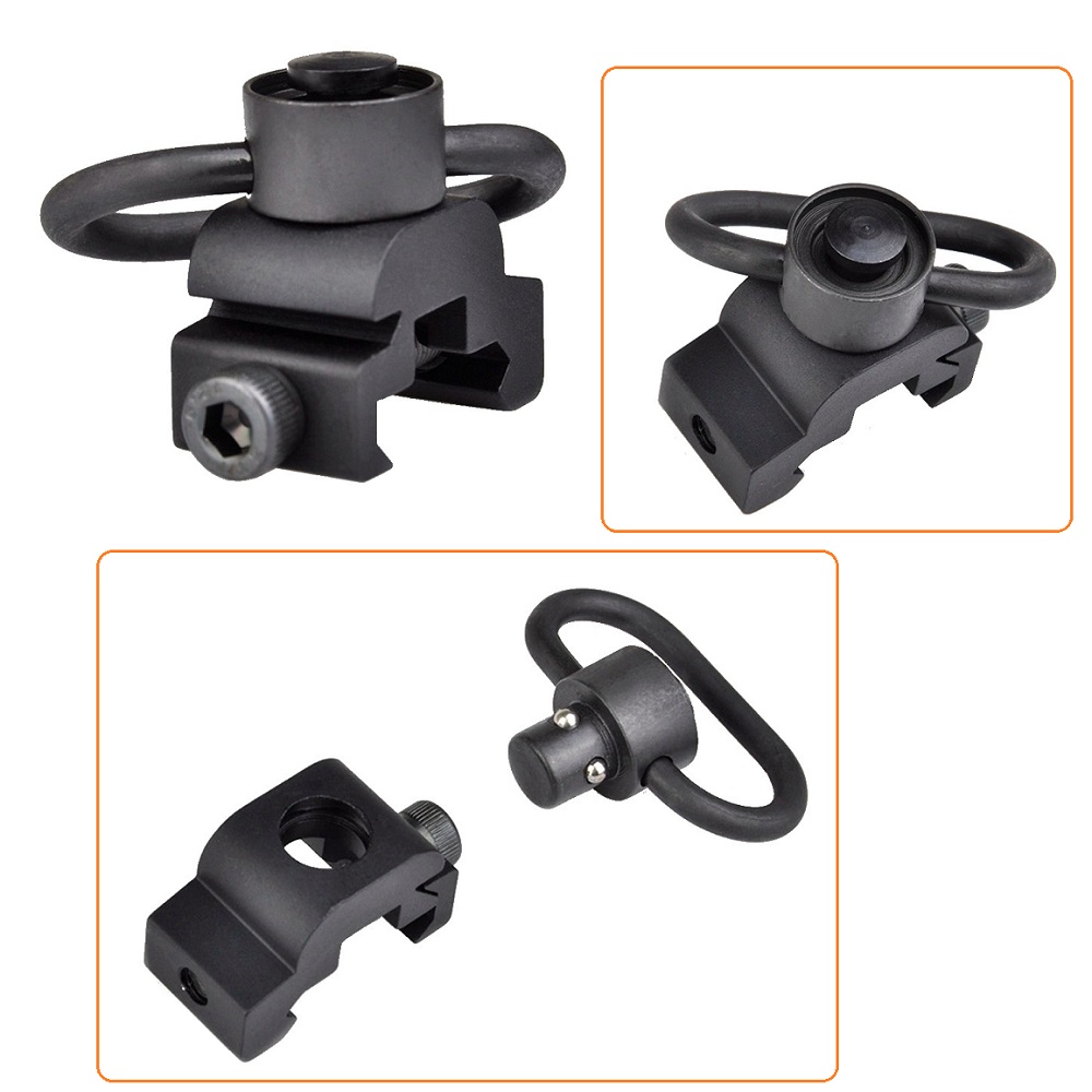 QD Sling clip for RAS - compatibile rail da 20mm