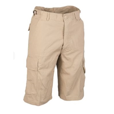Mil-tec Bermuda Verde-Khaki-Nero 100% Cotone Rip-Stop - immagine 2
