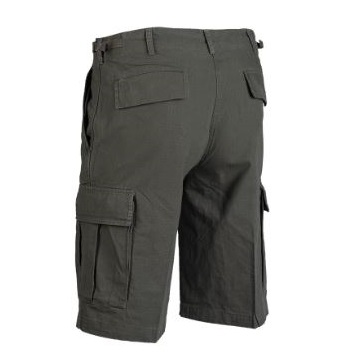 Mil-tec Bermuda Verde-Khaki-Nero 100% Cotone Rip-Stop - immagine 6