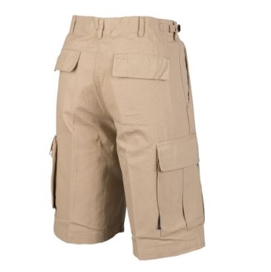 Mil-tec Bermuda Verde-Khaki-Nero 100% Cotone Rip-Stop - immagine 3
