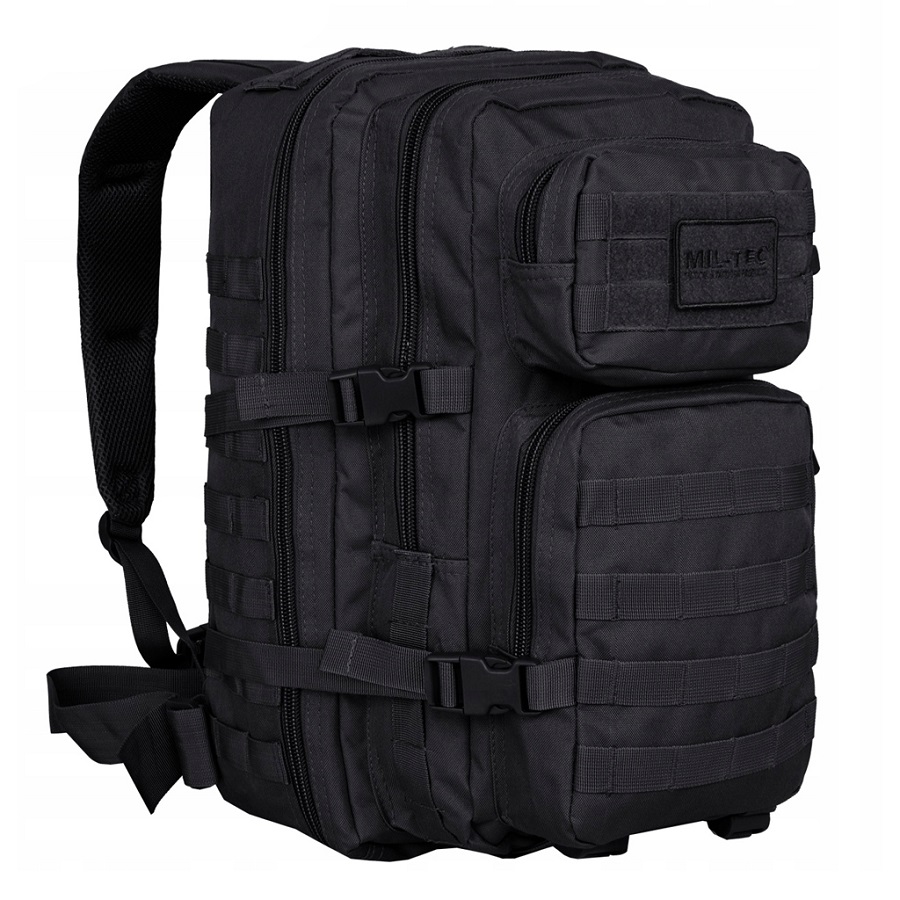 Mil-Tec Black Large Assault pack  - 36 litri