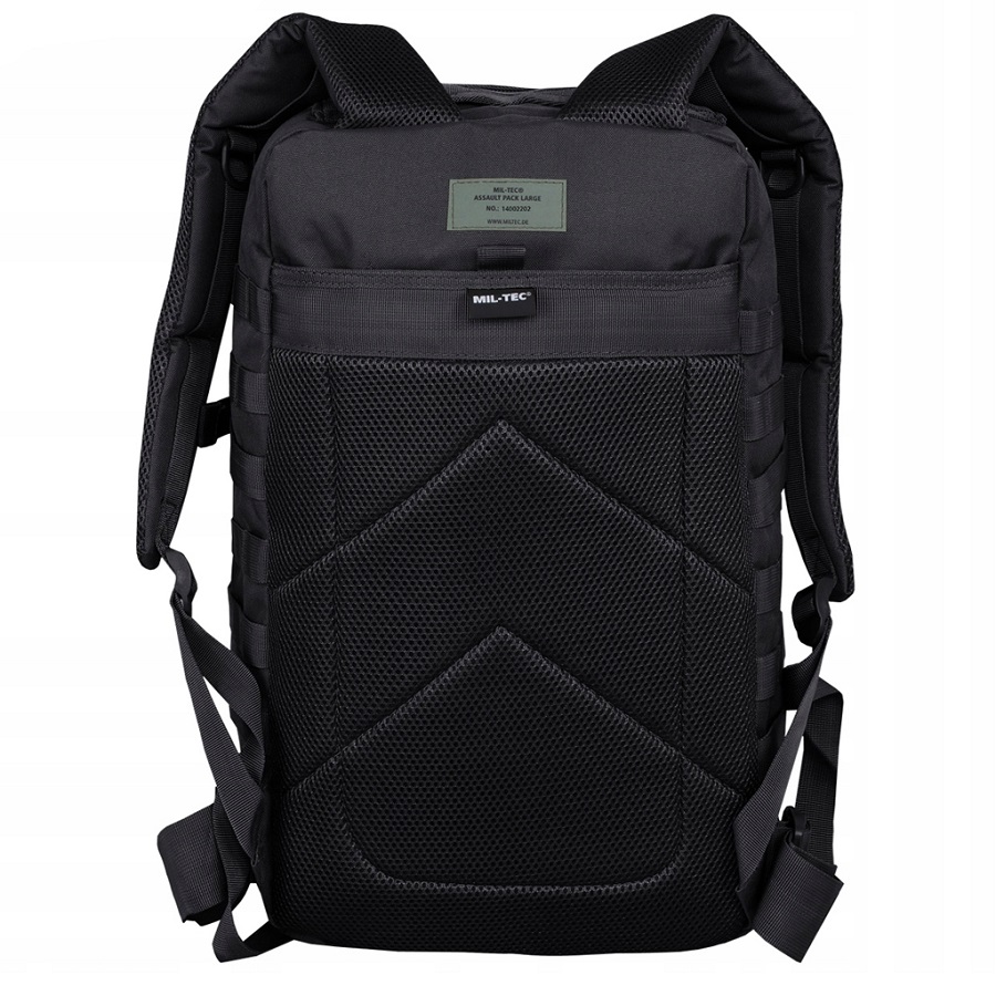 Mil‑Tec Large Assault Pack Black · Zaino Tattico 36 L · 14002202 - immagine 6