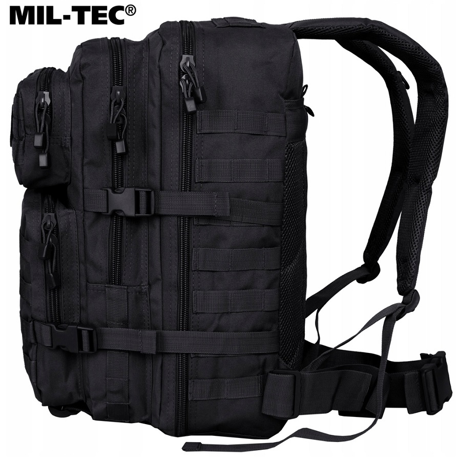 Mil‑Tec Large Assault Pack Black · Zaino Tattico 36 L · 14002202 - immagine 7